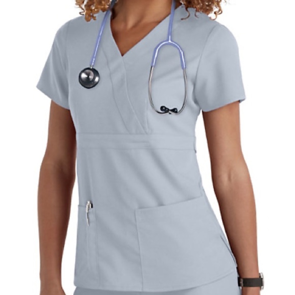 Grey’s Anatomy NEW KHAKI XXS Scrub Tops #4153